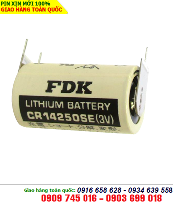 Pin nuôi nguồn FDK CR14250SE lithium 3v 1/2AA 850mAh chính hãng Made in Japan